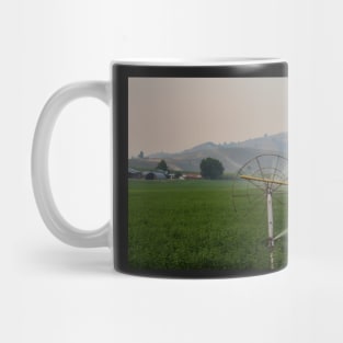 Irrigating Fields on a Summer Evening Mug